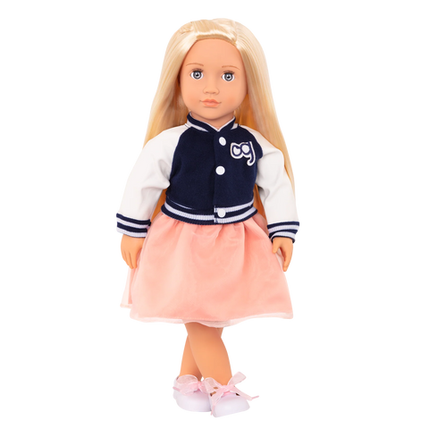 Our Generation Terry 18" Fashion Doll with Varsity Jacket