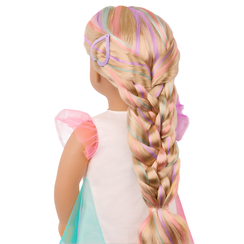 Our Generation Tessie “From Hair to There” 18'' Hair Grow Doll with Extendable Braid