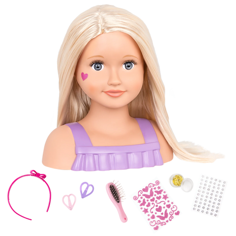 Our Generation Trista 9" Doll Styling Head