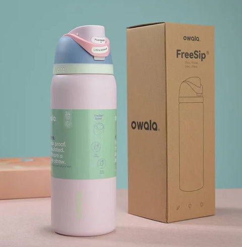 Owala FreeSip Insulated Water Bottle 32oz Good Egg