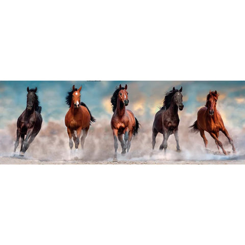 Panorama HQC Horses Puzzle, 1000 Pieces