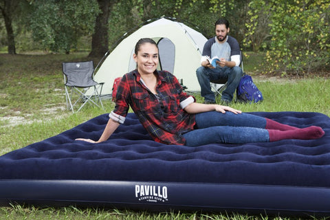 Pavillo™ Flocked King Airbed 2-Person 203x183x22cm