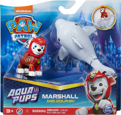 Paw Patrol Aqua Pups, Marshall And Dolphin