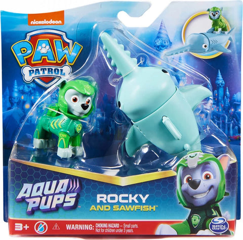 Paw Patrol Aqua Pups, Rocky And Sawfish