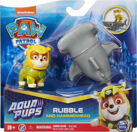 Paw Patrol Aqua Pups, Rubble And Hammerhead