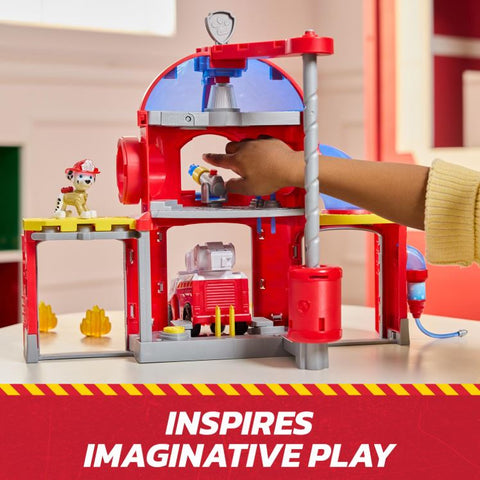 Paw Patrol Fire Rescue Command Center with Marshall Figure