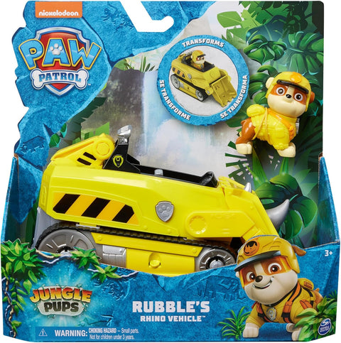 Paw Patrol Jungle Pups Rubble's Rhino Vehicle