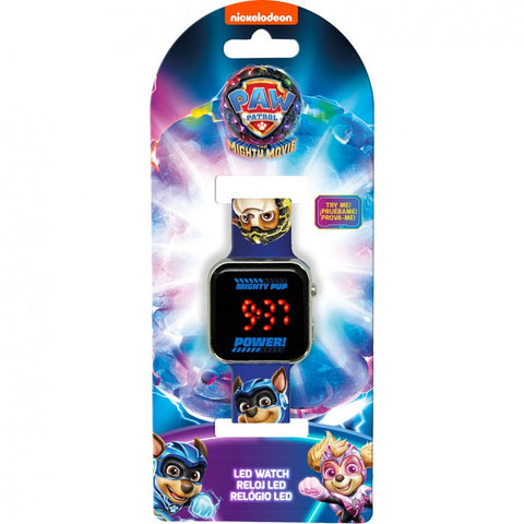 Paw Patrol The Mighty Movie Chase LED Watch