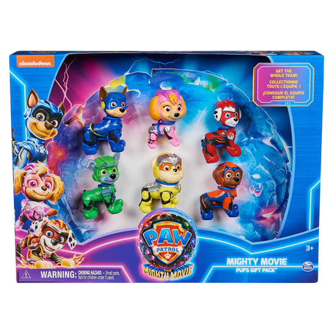 Paw Patrol The Mighty Movie 6 Pup Figure Gift Pack