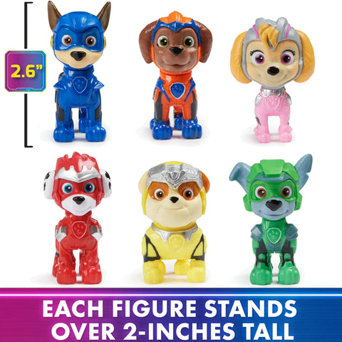 Paw Patrol The Mighty Movie 6 Pup Figure Gift Pack