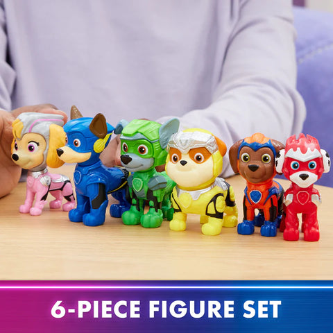 Paw Patrol The Mighty Movie 6 Pup Figure Gift Pack