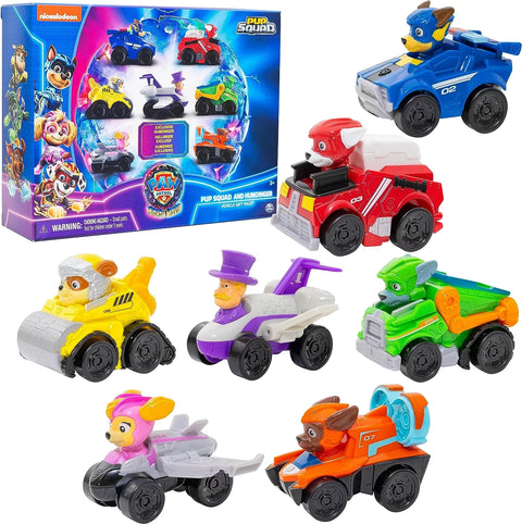 Paw Patrol The Mighty Movie Pup Squad And Humdinger Vehicle Gift pack