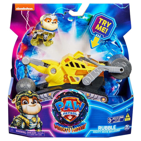 Paw Patrol The Mighty Movie Themed Vehicle, Rubble