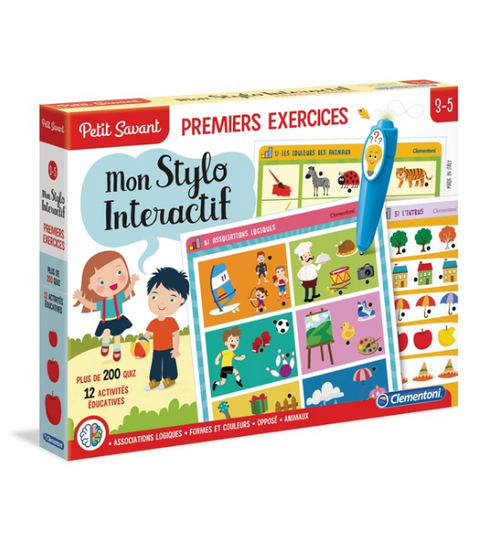 Petit Savant: Mon Stylo Interactif, Premiers Exercices