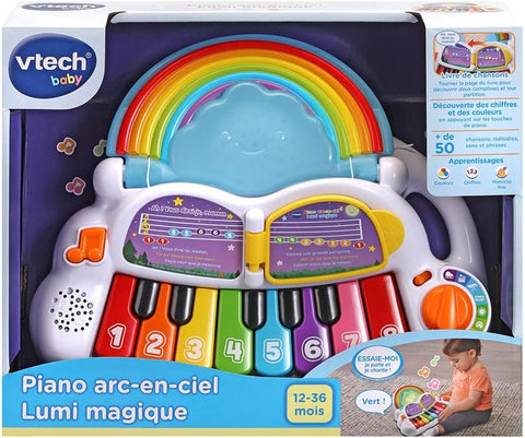 VTech Piano Arc En Ciel Lumi Magique, Jouet Piano Bébé