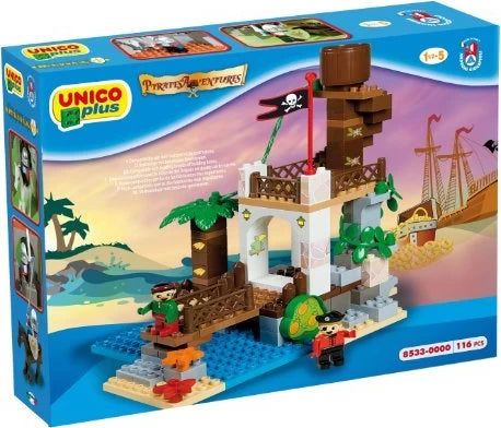 Pirate Watchtower, Unico Plus, 116 Pieces