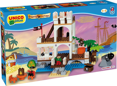 Pirates Fortress, Unico Plus, 181 Pieces