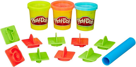 Play-Doh Mini Bucket Assorted, 3 Cans & Molds