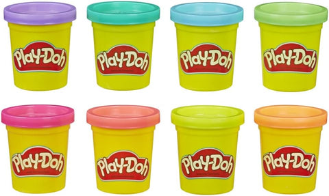 Play-Doh Multicolor Cans 8-Pack, Neon