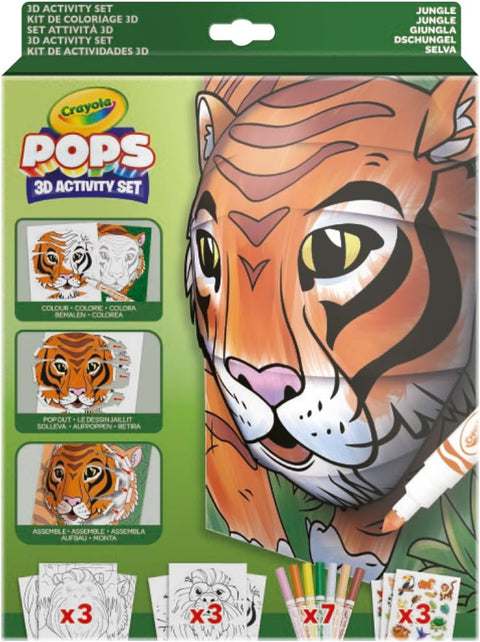 Pops Color 3D Activity Set Jungle