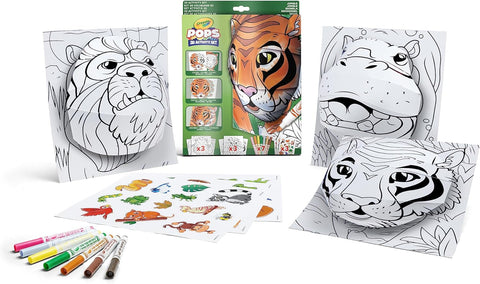 Pops Color 3D Activity Set Jungle