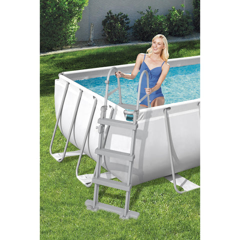 Bestway - Power Steel Above Ground Rectangular Pool Set 404x201x100cm