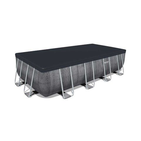 Power Steel Above Ground Rectangular Pool Set 549x274x122cm