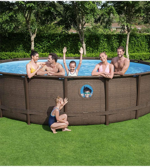 Bestway - Power Steel Swim vista Series II Above Ground Round Pool Set 488x122cm