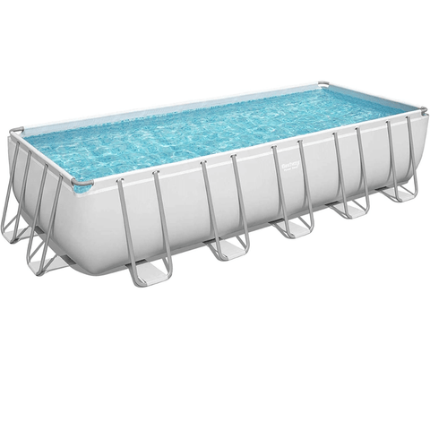 Bestway - Power Steel Rectangular Pool Set with Sand Pump 632x270x122cm