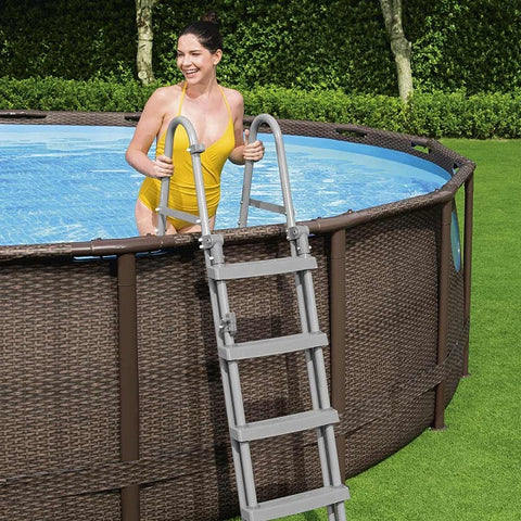 Bestway - Power Steel Swim Vista Series II Above Ground Round Pool Set 549x122cm