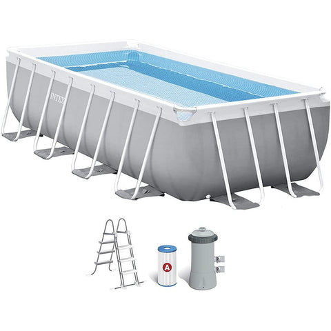 Prism Frame Above Ground Rectangular Pool Set 400x200x100 cm