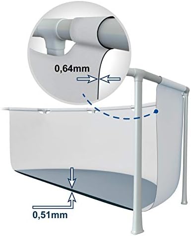 Prism Frame Above Ground Round Pool Set 610x132cm