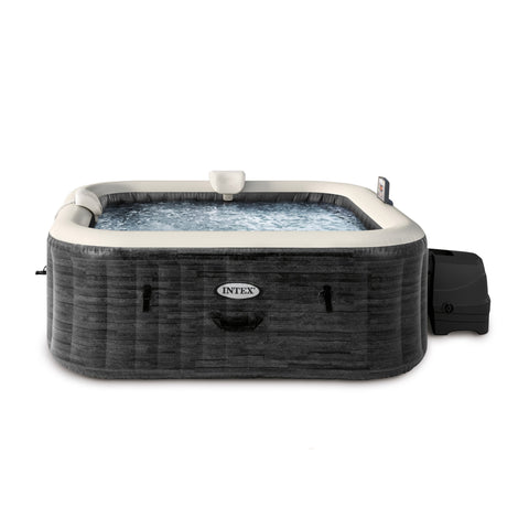 PureSpa Greystone Deluxe Square Bubble Spa Set 239x71cm, 6 Person