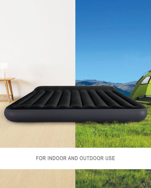 Intex King Dura-Beam Pillow Rest Classic Airbed with Bip 203x182x25cm