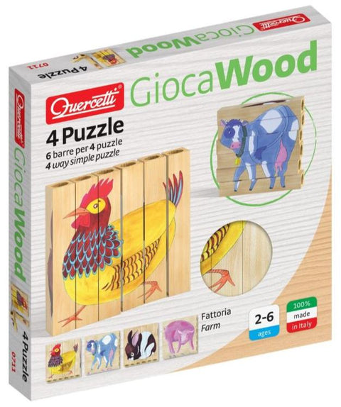 Quercetti 4 Puzzle Farm