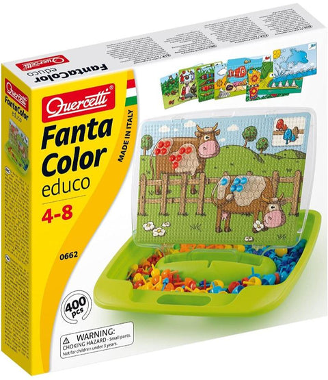 Quercetti Fantacolor Educo Mosaic With Training Cards