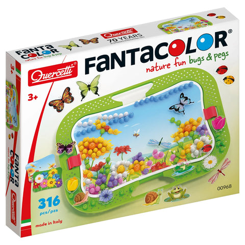 Quercetti Fantacolor Nature Fun Bugs & Pegs