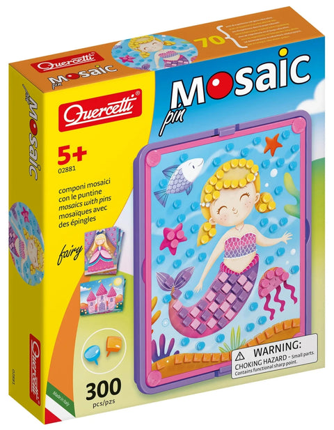 Quercetti Mosaic Pin Fairy 300 Pieces