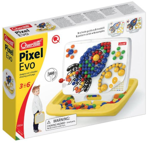 Quercetti Pixel Evo Boy Small Drawing with Pegs