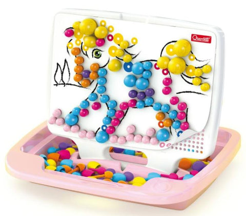 Quercetti Pixel Evolution Girl Small Drawing with Pegs