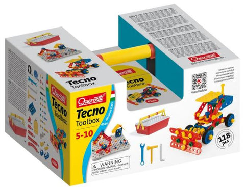 Quercetti Tecno Toolbox 117 Pieces