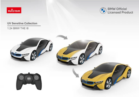 Rastar 1:24 BMW i8-UV Sensitive Collection R/C