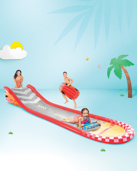 Racing Fun Inflatable Water Slide 561x119x76cm