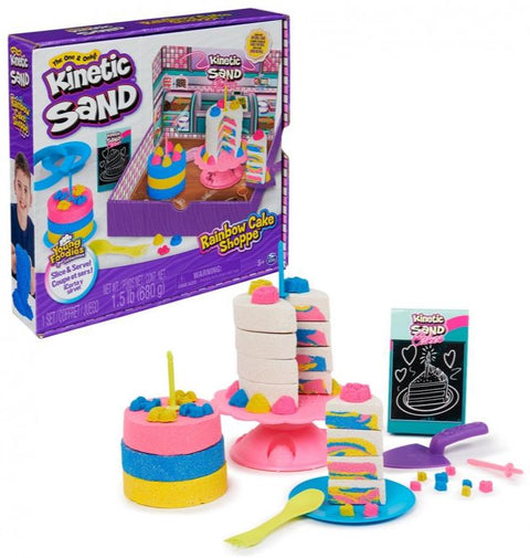 Kinetic Sand Rainbow Cake Playset