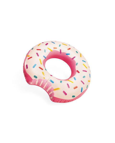 Rainbow Donut Inflatable Pool Swim Tube