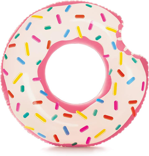 Rainbow Donut Inflatable Pool Swim Tube