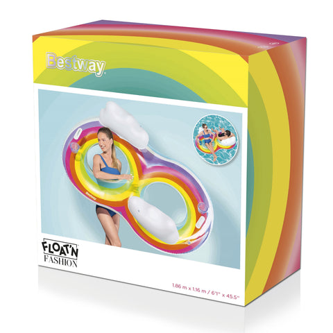 Rainbow Dreams Double Swim Tube 186x116cm