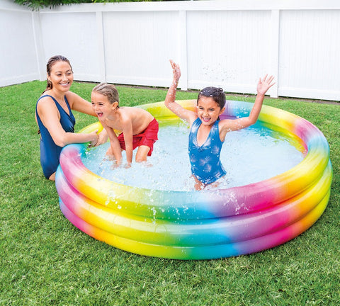 Rainbow Ombre Inflatable Pool 168x31cm