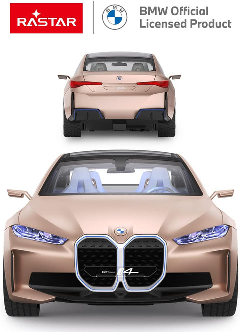 Rastar 1:14 BMW i4 Concept Car Golden R/C