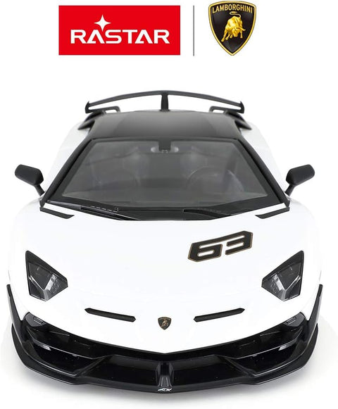 Rastar 1:14 Lamborghini Aventador SVJ Performance White R/C ra96070